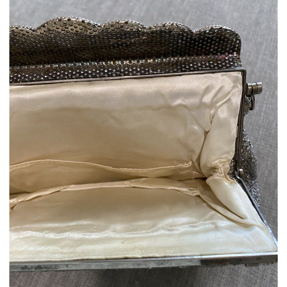 Vtg Beaded Purse Handmade in Hong Kong Evening Bag Wedding Party Prom Clutch - Picture 11 of 16